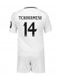 Real Madrid Aurelien Tchouameni #14 Heimtrikotsatz für Kinder 2024-25 Kurzarm (+ Kurze Hosen)